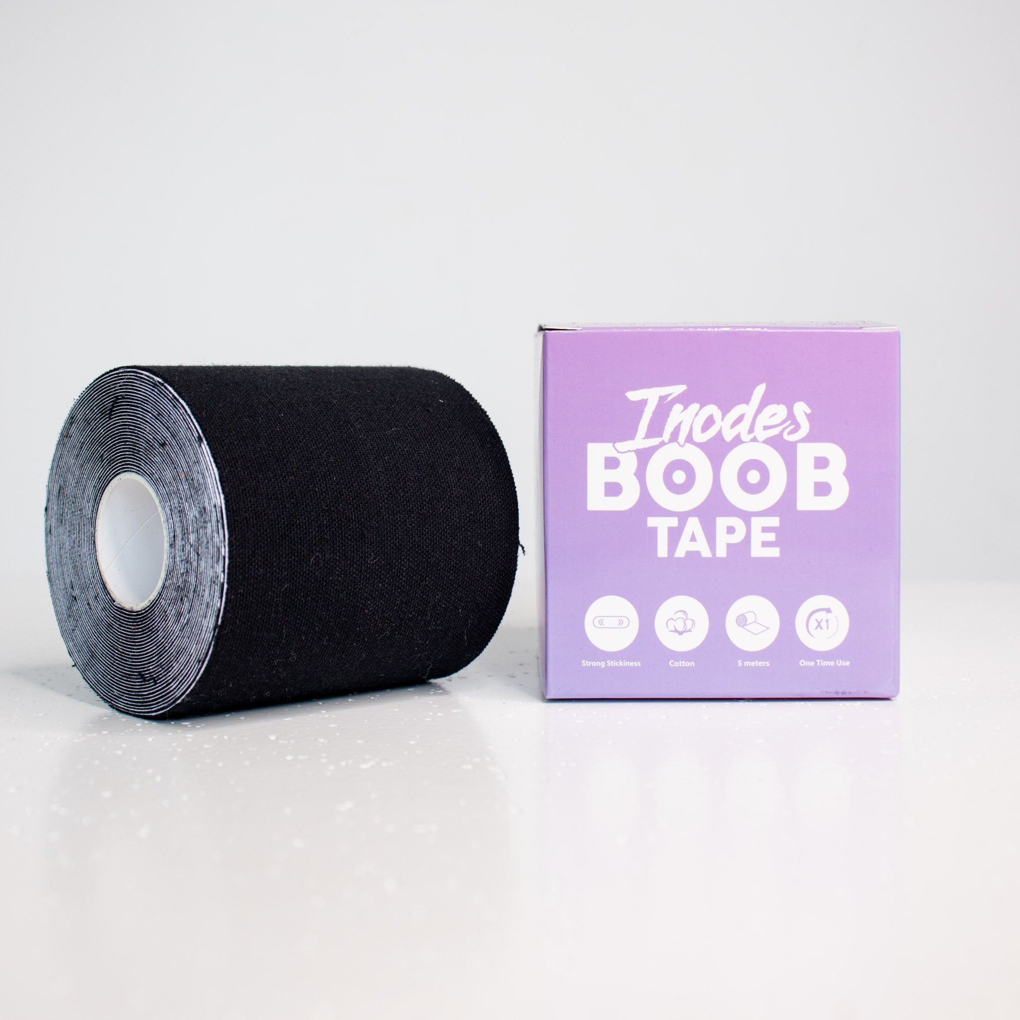 inodes boobtape 7.5 cm zwart