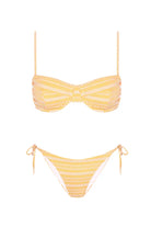 bikinislip geknoopt retro patroon pastel oranje